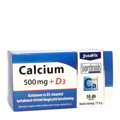 JutaVit Calcium 500 mg + D3 tablet (50 Tabletka)