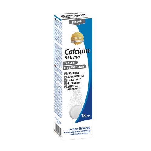 JutaVit Calcium 500 mg effervescent tablet (18 Tabletka musująca, Cytrynowy)