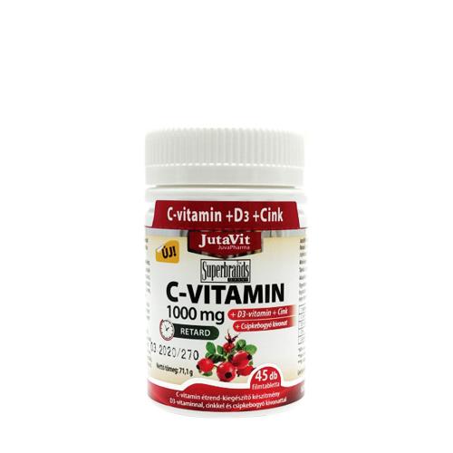 JutaVit Vitamin C 1000 mg + D3 + Zinc tablet (45 Tabletka)