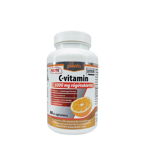 JutaVit Vitamin C 1000 mg Forte + D3 chewable tablet (60 Tabletki do żucia, Pomarańczowy)