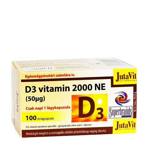 JutaVit Vitamin D 2000 IU (50 mcg) softgel (100 Kapsułka miękka)