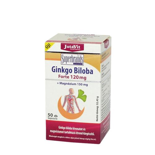 JutaVit Ginkgo Biloba 120 mg + Magnesium 150 mg tablet (50 Kapsułka)
