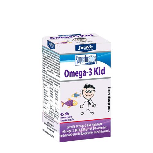 JutaVit Omega-3 Kid Orange Flavoured softgel (45 Kapsułka miękka, Pomarańczowy)