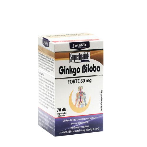JutaVit Ginkgo Biloba Forte 80 mg softgel (70 Kapsułka miękka)