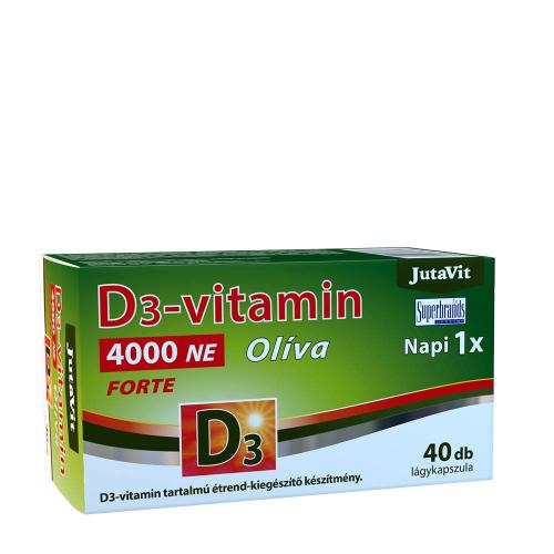 JutaVit Vitamin D3 4000 IU Forte (40 Kapsułka miękka)