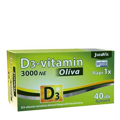 JutaVit Vitamin D3 3000 IU (Olive) (40 Kapsułka miękka)