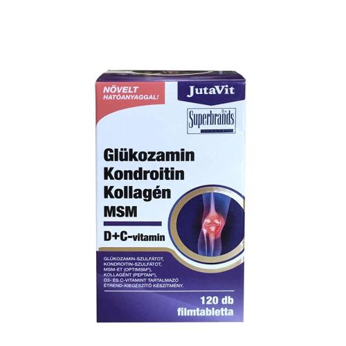 JutaVit Glucosamine Collagen MSM Vitamin D + C (120 Tabletka)