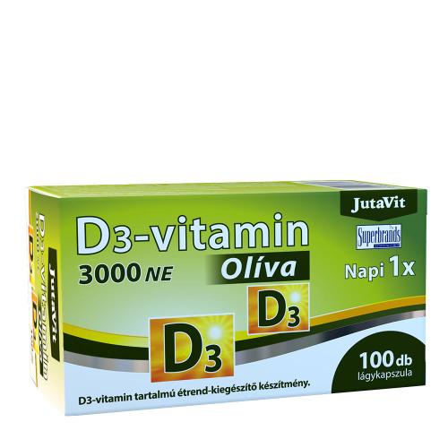 JutaVit Vitamin D3 3000 IU (Olive) (100 Kapsułka miękka)
