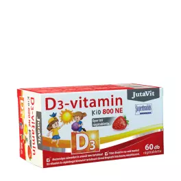   JutaVit Vitamin D3 Kid 800 IU (60 Tabletki do żucia, Truskawka)