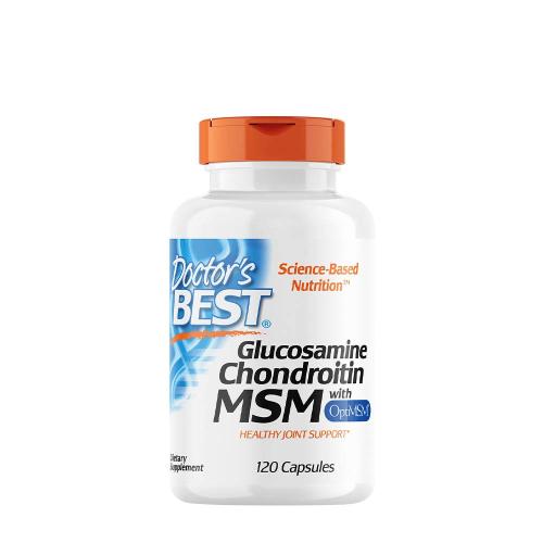 Doctor's Best Glucosamine Chondroitin MSM with Optimsm (120 Kapsułka)