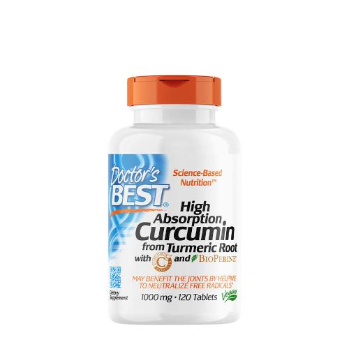 Doctor's Best High Abs. Curcumin From Turmeric Root + C3  (120 Tabletka)