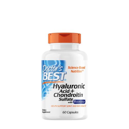 Doctor's Best Hyaluronic Acid + Chondroitin Sulfate + Biocell  (60 Kapsułka)