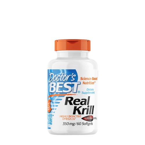 Doctor's Best Real Krill 350 mg (60 Kapsułka miękka)