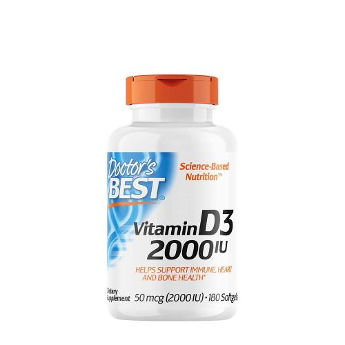 Doctor's Best Vitamin D3 2000 IU (180 Kapsułka miękka)