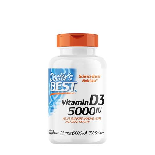 Doctor's Best Vitamin D3 5000 IU (720 Kapsułka miękka)