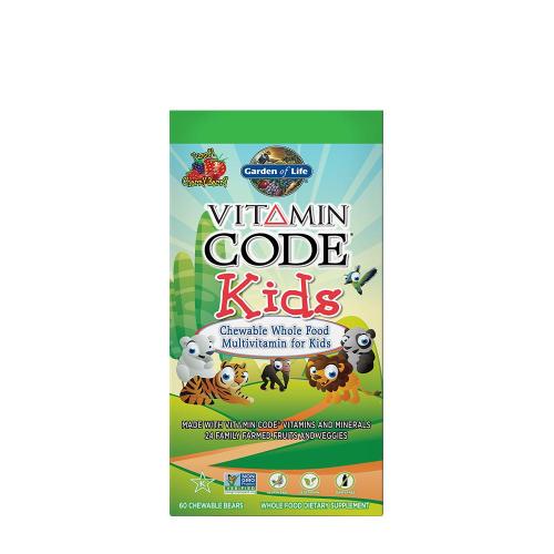 Garden of Life Vitamin Code Kids Multivitamin Kids (60 Tabletka do żucia w kształcie misia)