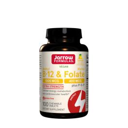   Jarrow Formulas Methyl B-12 & Methyl Folate 400 mcg (100 Tabletki do żucia, Cytrynowy)