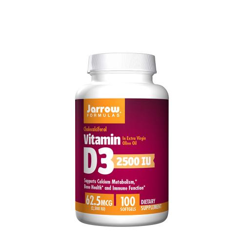 Jarrow Formulas Vitamin D3 2500 IU (100 Kapsułka miękka)