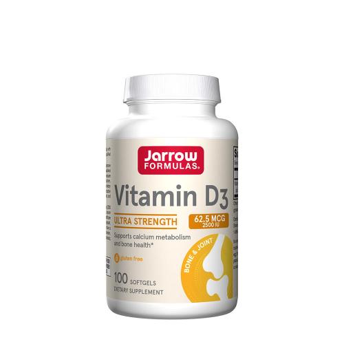 Jarrow Formulas Vitamin D3 2500 IU (100 Kapsułka miękka)