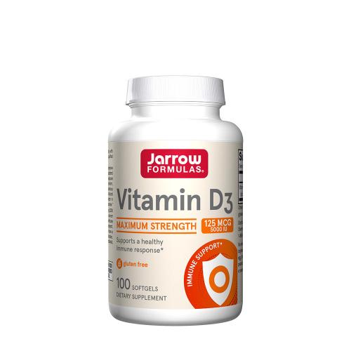 Jarrow Formulas Vitamin D3 5000 IU  (100 Kapsułka miękka)