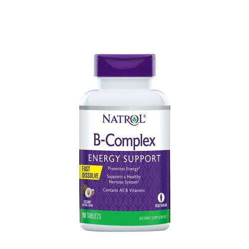 Natrol B-Complex Fast Dissolve (90 Tabletka, Kokos)