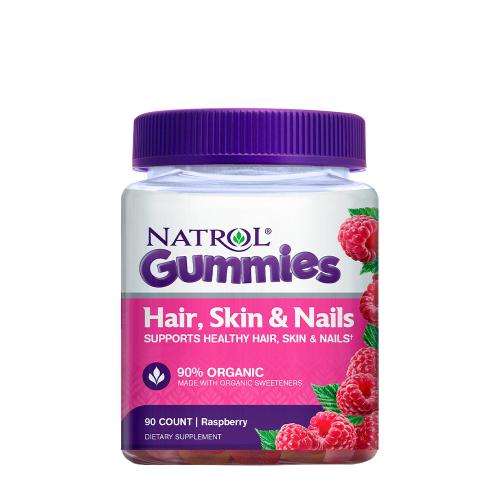 Natrol Hair, Skin & Nails (90 Żelka, Malina)