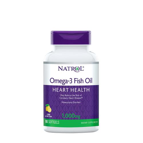 Natrol Omega-3 Fish Oil 1000 mg (90 Kapsułka miękka, Naturalna cytryna)