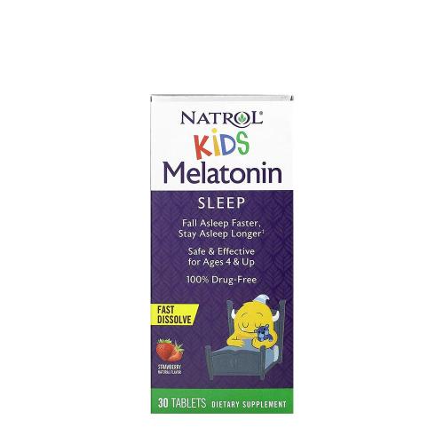 Natrol Kids Melatonin (30 Tabletka, Truskawka)