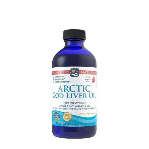 Nordic Naturals Arctic Cod Liver Oil 1060 mg (237 ml, Truskawka)