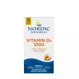   Nordic Naturals Vitamin D3 1000 (120 Kapsułka miękka, Pomarańczowy)