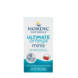   Nordic Naturals Ultimate Omega Minis (60 mini kapsułek miękkich, Truskawka)