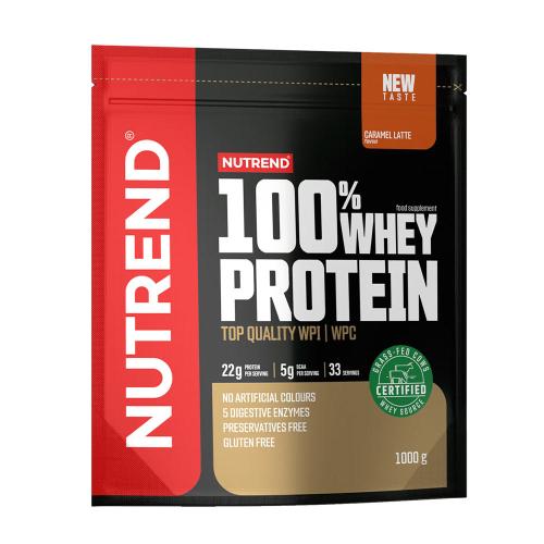 Nutrend 100% Whey Protein (1000 g, Latte karmelowa)