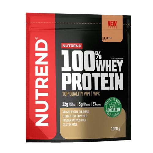 Nutrend 100% Whey Protein (1000 g, Kawa mrożona)