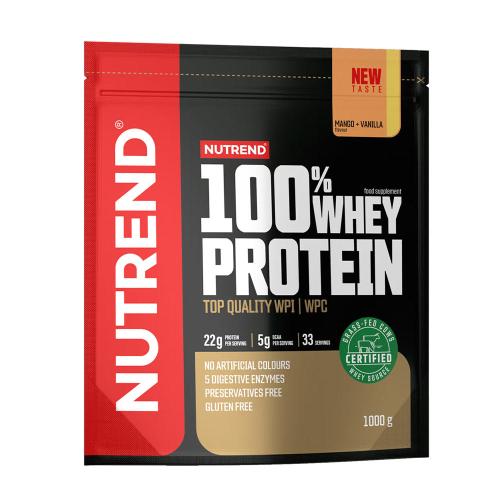 Nutrend 100% Whey Protein (1000 g, Mango i wanilia)