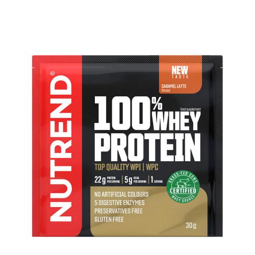 Nutrend 100% Whey Protein (30 g, Latte karmelowa)