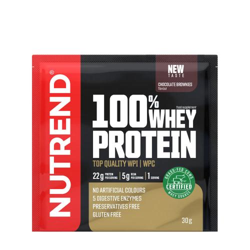 Nutrend 100% Whey Protein (30 g, Brownie czekoladowe)
