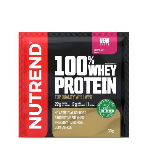 Nutrend 100% Whey Protein (30 g, Malina)