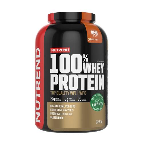 Nutrend 100% Whey Protein (2250 g, Latte karmelowa)