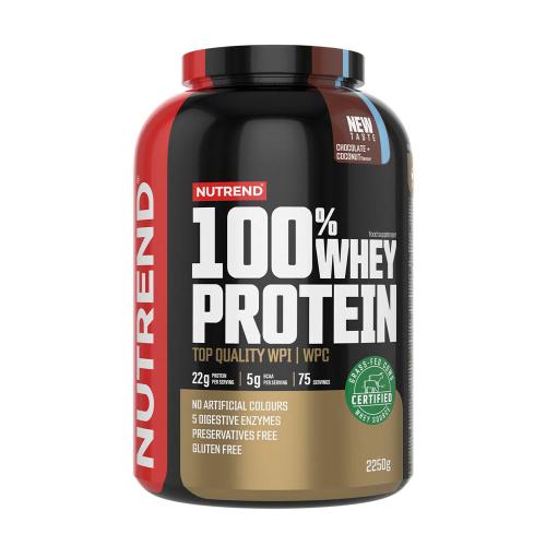 Nutrend 100% Whey Protein (2250 g, Czekolada kokosowa)