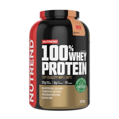 Nutrend 100% Whey Protein (2250 g, Kawa mrożona)