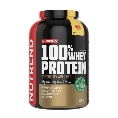 Nutrend 100% Whey Protein (2250 g, Wanilia)