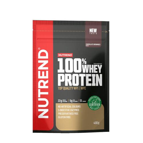 Nutrend 100% Whey Protein (400 g, Brownie czekoladowe)