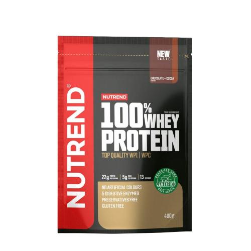 Nutrend 100% Whey Protein (400 g, Czekolada i kakao)