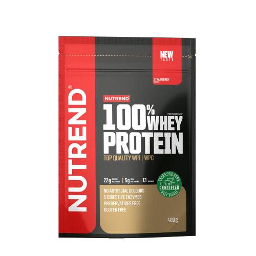 Nutrend 100% Whey Protein (400 g, Truskawka)