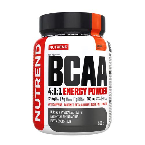 Nutrend BCAA 4:1:1 Energy Powder (500 g, Pomarańczowy)