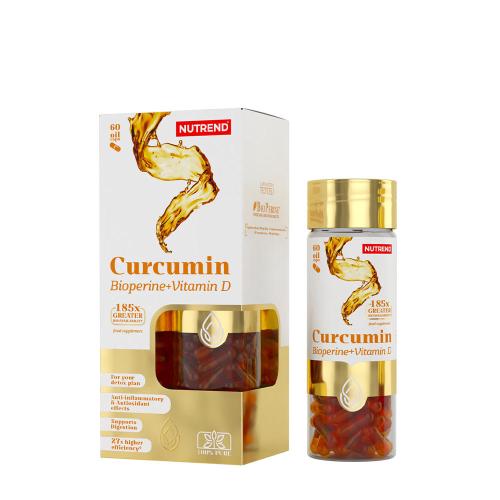 Nutrend Curcumin + Bioperine + Vitamin D (60 Kapsułka)