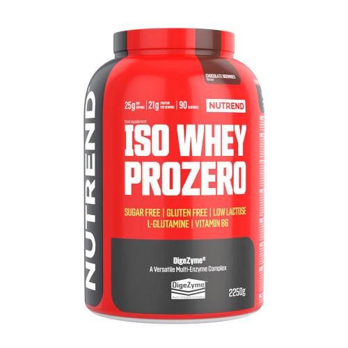 Nutrend Iso Whey Prozero (2250 g, Brownie czekoladowe)