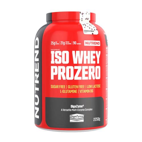 Nutrend Iso Whey Prozero (2250 g, Czekoladowe ciastka z kremem )