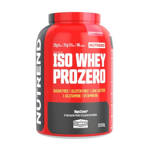 Nutrend Iso Whey Prozero (2250 g, Sernik truskawkowy)