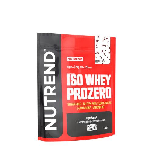 Nutrend Iso Whey Prozero (500 g, Czekoladowe ciastka z kremem )